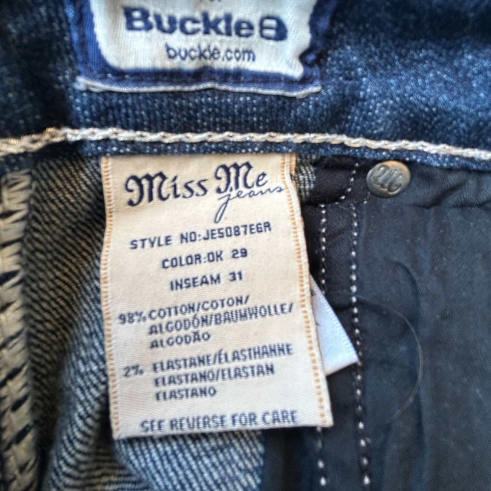 Miss Me Blue Flare & Wide Leg Jeans - Picture 2 of 13